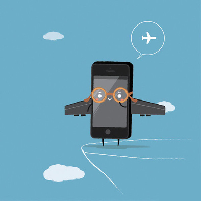 Airplane mode или Режим в самолете (Flight mode или Режим полета)