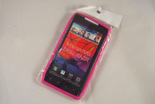 Силиконовый чехол для Motorola Droid Razr XT910 XT912 Pink фото
